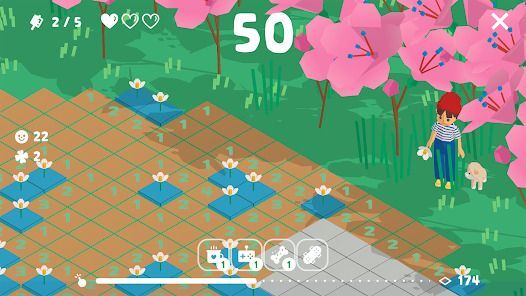 マインフォレスト : かわいい癒やしのマインスイーパーの画像