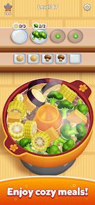 Hotpot Go: リラックスできる食べ物の分類ゲームの画像