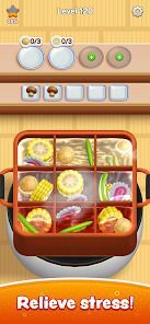Hotpot Go: リラックスできる食べ物の分類ゲームの画像
