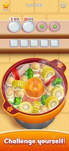 Hotpot Go: リラックスできる食べ物の分類ゲームの画像