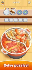 Hotpot Go: リラックスできる食べ物の分類ゲームの画像