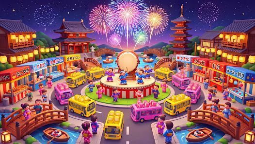 バスゲーム・駐車場パズル：Bus Madnessの画像