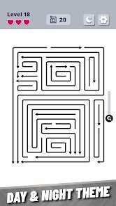 Arrow Escape: 矢印迷路パズルの画像