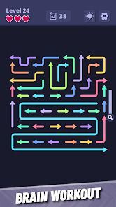 Arrow Escape: 矢印迷路パズルの画像