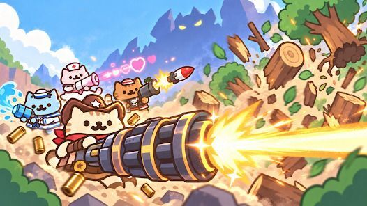 にゃんこ銃士：放置育成RPGの画像