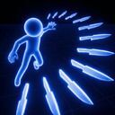 Slow Mo Strike: ナイフ投げアクション