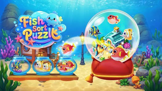 Fish Sort Puzzle: パズルゲームの画像