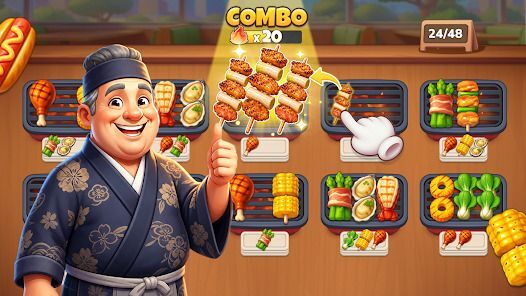 Grill Master：フード仕分けパズルの画像