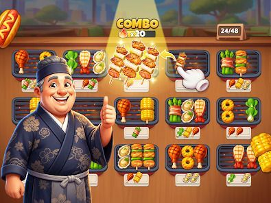 Grill Master：フード仕分けパズルの画像