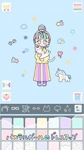 パステルガール : 着せ替えゲームの画像