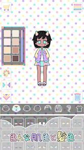 パステルガール : 着せ替えゲームの画像