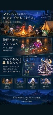 ダンジョンの入口でキャンプでもしようよ。の画像