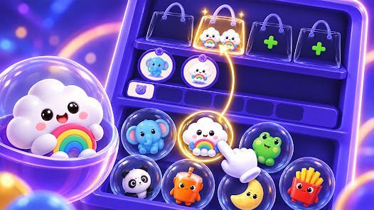 Plush Sort: おもちゃの仕分けゲームの画像