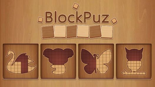 BlockPuz: うっでぃーぱずる, ウッドブロックパズルの画像
