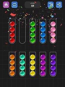 ボール選別 - 脳を鍛える色分けパズル ゲームの画像