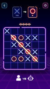 Tic Tac Toe Glow: 2 Player XOの画像