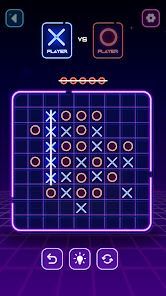 Tic Tac Toe Glow: 2 Player XOの画像