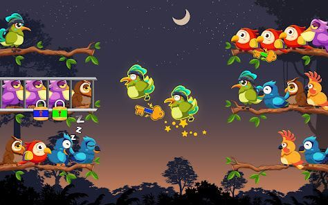 バードソート：カラーパズルゲームの画像