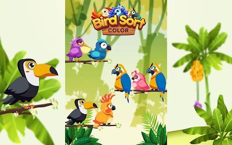 バードソート：カラーパズルゲームの画像