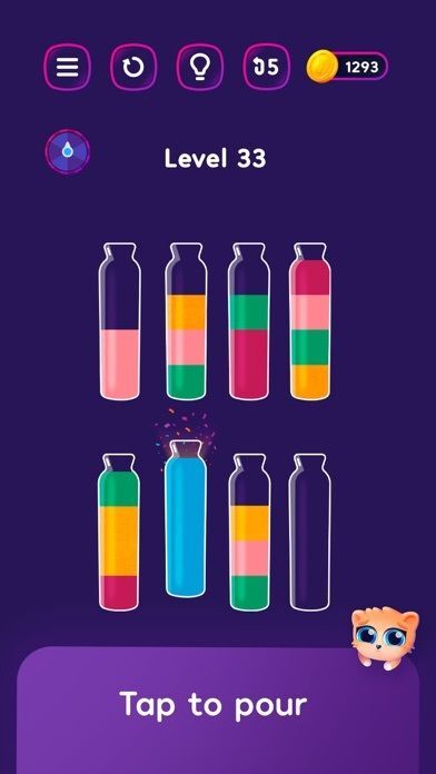カラーソートボトルパズル色分けゲーム: Get Colorの画像