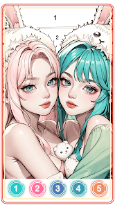大人のセクシーなぬりえゲームの画像