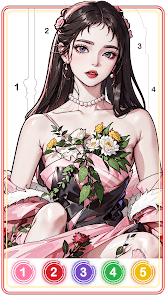 大人のセクシーなぬりえゲームの画像