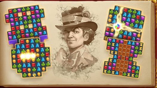 シャーロック：探偵とアイテムを探す3マッチパズルゲームの画像