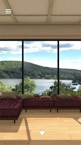 脱出ゲーム The Lake View 青い湖畔と緑の山峰の画像