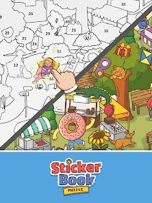 Sticker Book: Color By Numberの画像