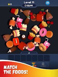 Food Match 3D: Tile Puzzleの画像