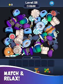 Food Match 3D: Tile Puzzleの画像
