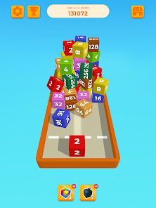 チェーンキューブ 2048：3D マージ ゲームの画像