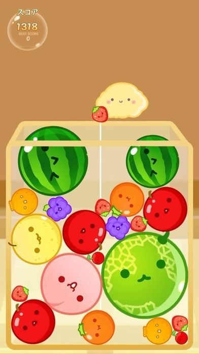 スイカゲーム - ジューシー フルーツマージ 楽しいパズルの画像