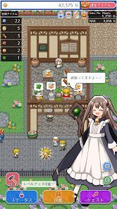 RPG-ハクスラ 魔女の店 美少女のドット絵放置系経営ゲームの画像