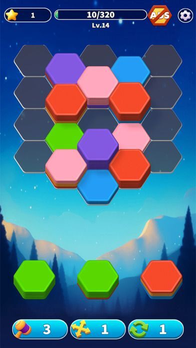 Hexa Master 3D - 六角ブロックパズルゲームの画像