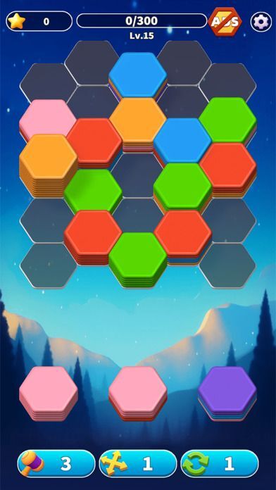 Hexa Master 3D - 六角ブロックパズルゲームの画像