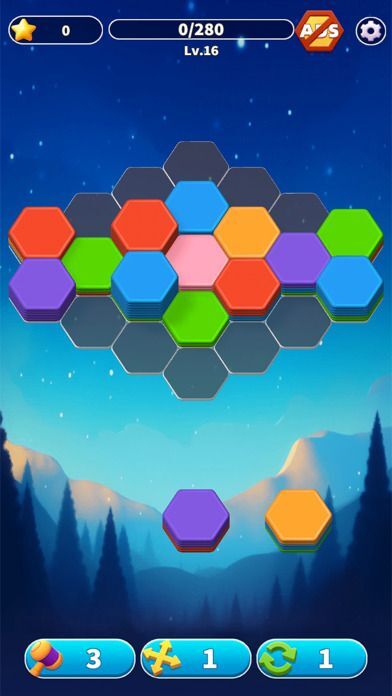 Hexa Master 3D - 六角ブロックパズルゲームの画像
