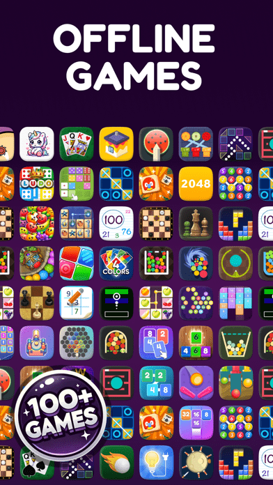 100+オフラインゲーム 暇つぶし 楽しい ミニパズルボードの画像