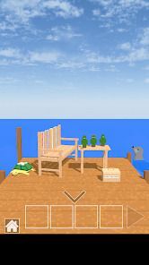 脱出ゲーム　道とベンチの画像