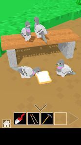 脱出ゲーム　道とベンチの画像