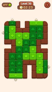 Wood Block Jam: ブロック移動の画像
