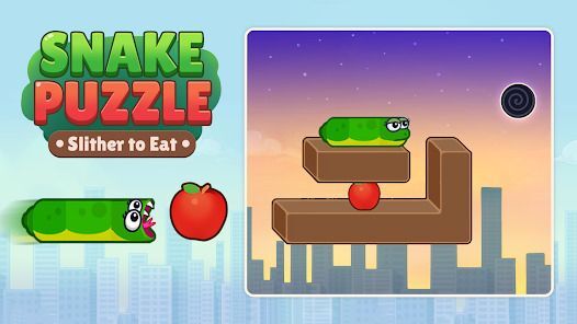 Snake Puzzle: Slither to Eatの画像