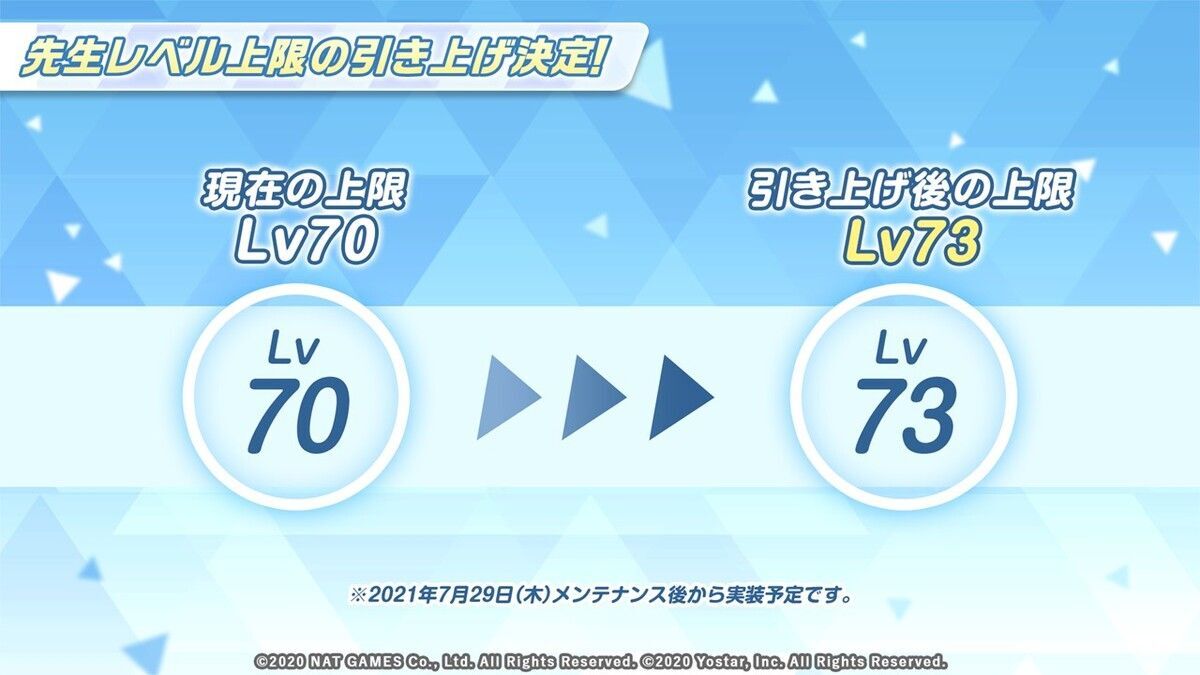 先生レベル引き上げ