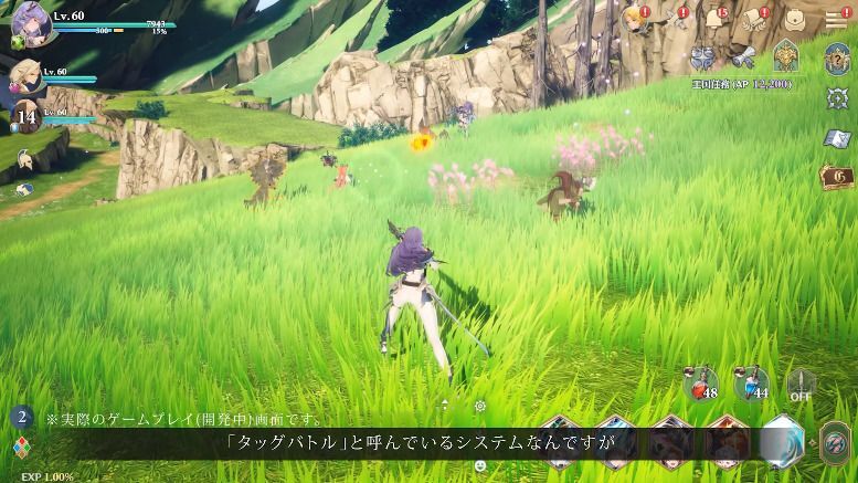 バトルの基本はタッグバトル