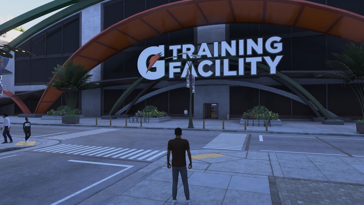 施設を利用して試合に備える