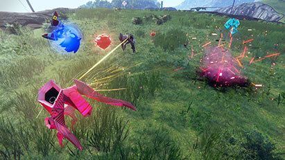 ボタン操作で爽快コンボアクション