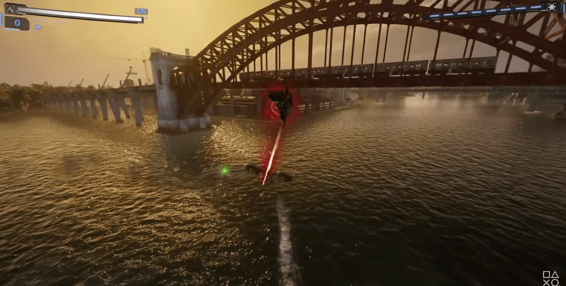 広大なマップを活かしたボス戦