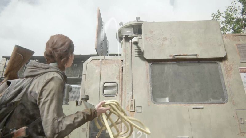 ケーブルを投げる場所