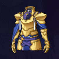 山吹色の騎士甲冑