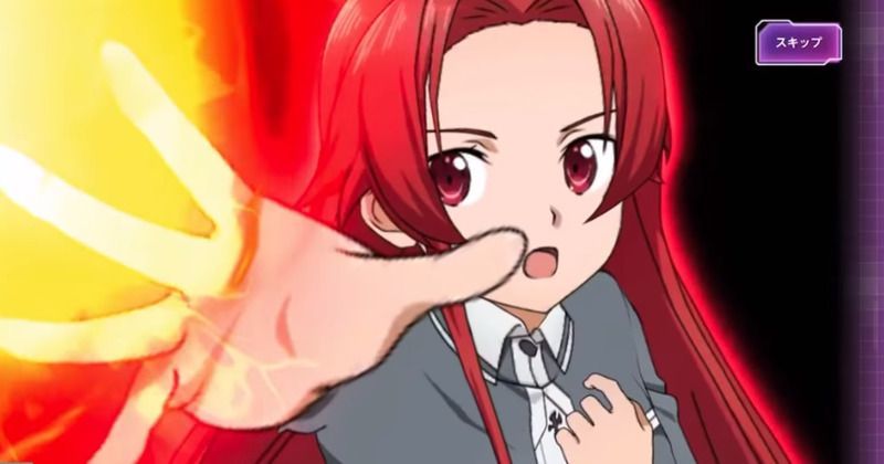 確定時にはキャラのカットイン